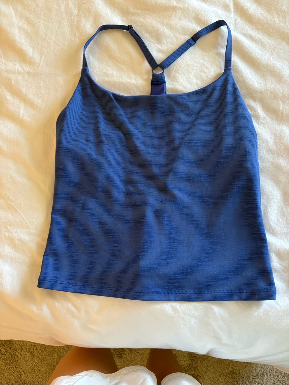 Outdoor Voices - Women’s Navy Blue Racerback Tank Top